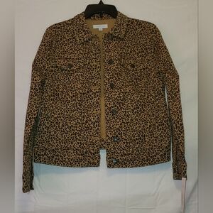 New Directions NWT Leopard Jacket